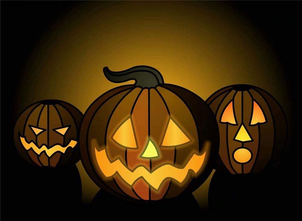 Tekenfilm Jack-o'-lantaarns Schilderen op Nummers