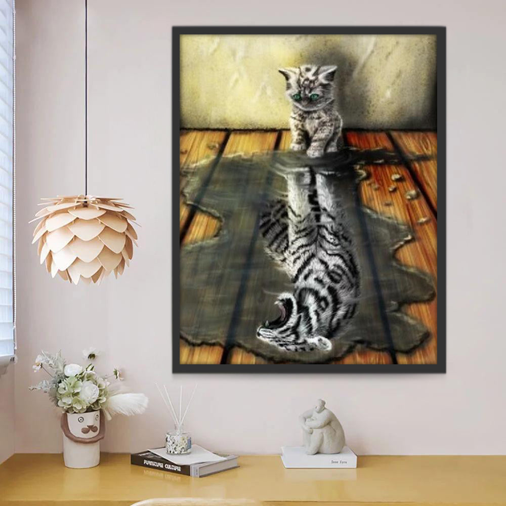 Tijger Kat Schilderen op Nummers