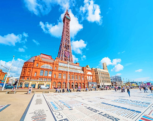 Toren van Blackpool Schilderen op Nummers