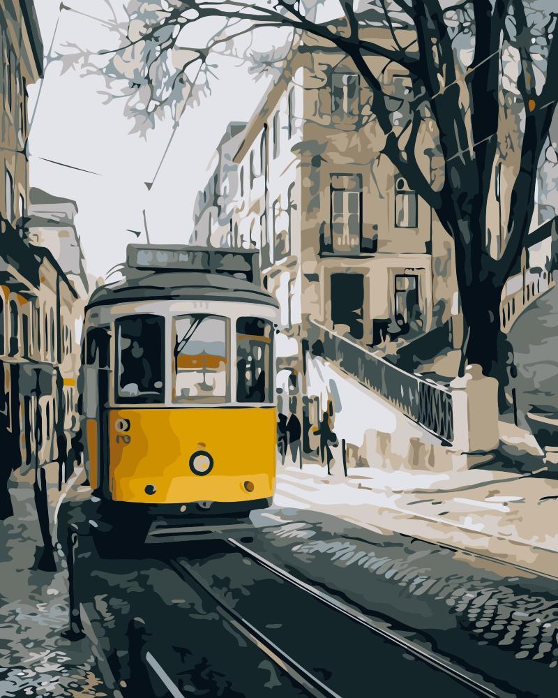 Tramlijn Schilderen op Nummers