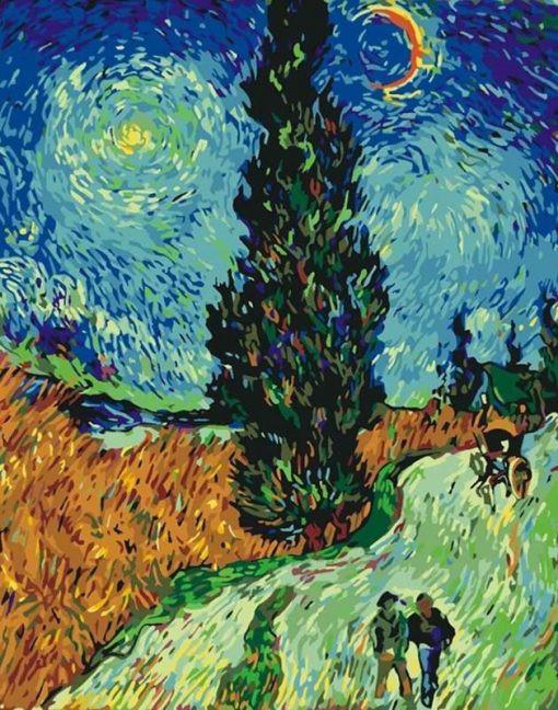 Van Gogh-stijl Wildernis Schilderen op Nummers