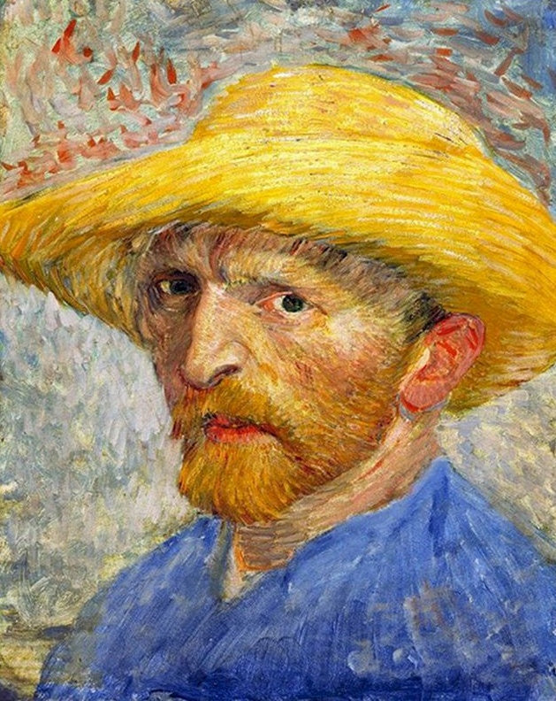 Van Gogh Zelfportret Met Strohoed Schilderen op Nummers