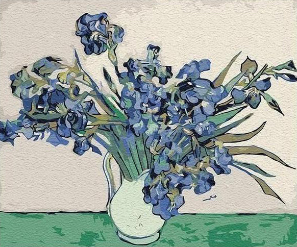 Van Goghs Schilderij "Iris" Schilderen op Nummers