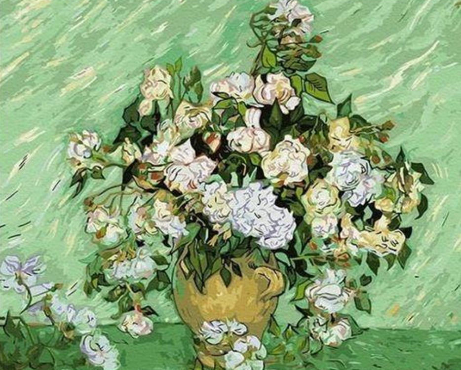 Verwelkende Bloemen Schilderen op Nummers