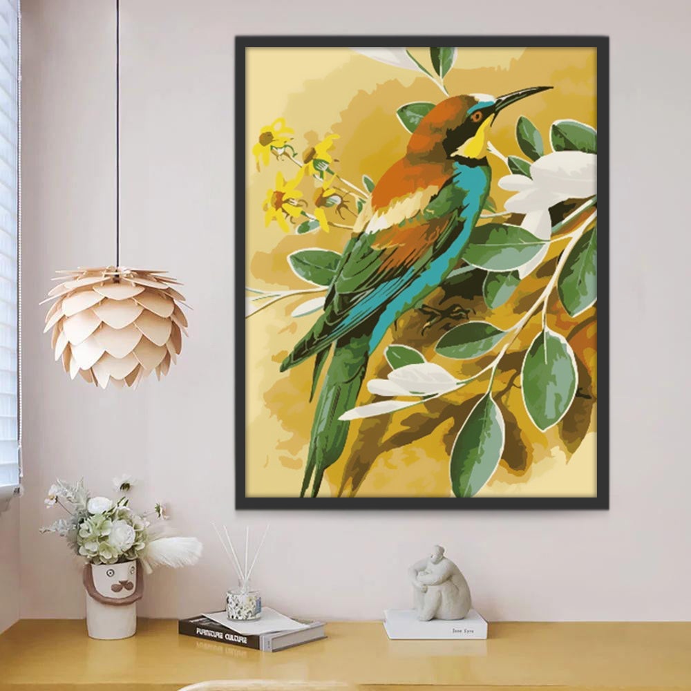 Vogel Mooie Kolibrie Schilderen op Nummers