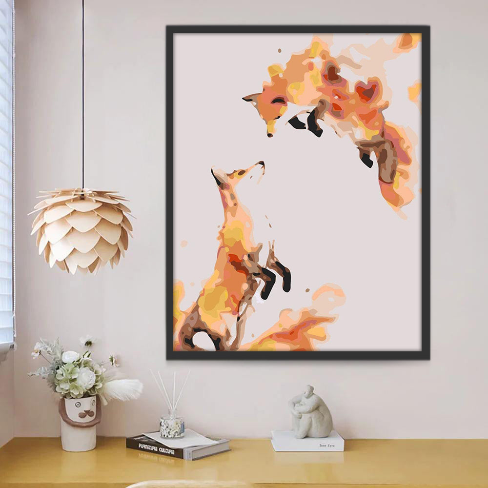 Vos in Aquarelstijl Schilderen op Nummers