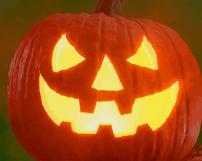 Wicked Pompoen Lamp Halloween Schilderen op Nummers