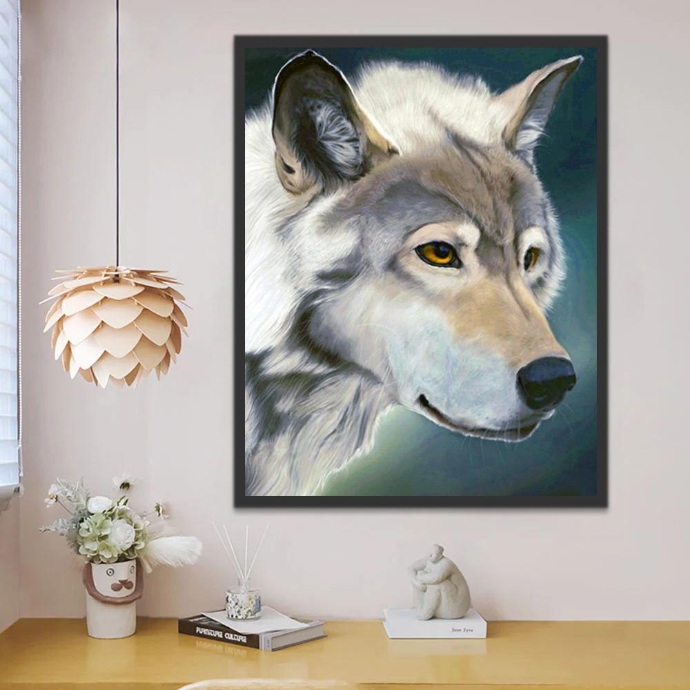 Wolf Schilderen op Nummers