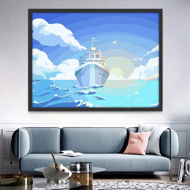 Zee en Cruise Schilderen op Nummers