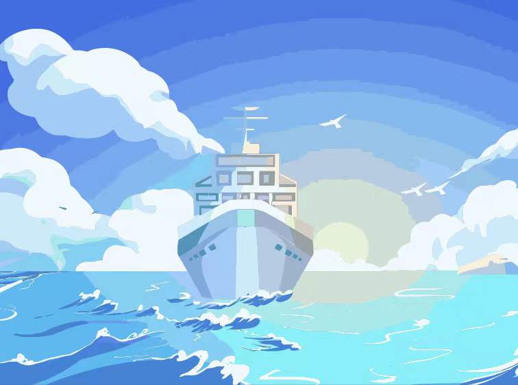 Zee en Cruise Schilderen op Nummers