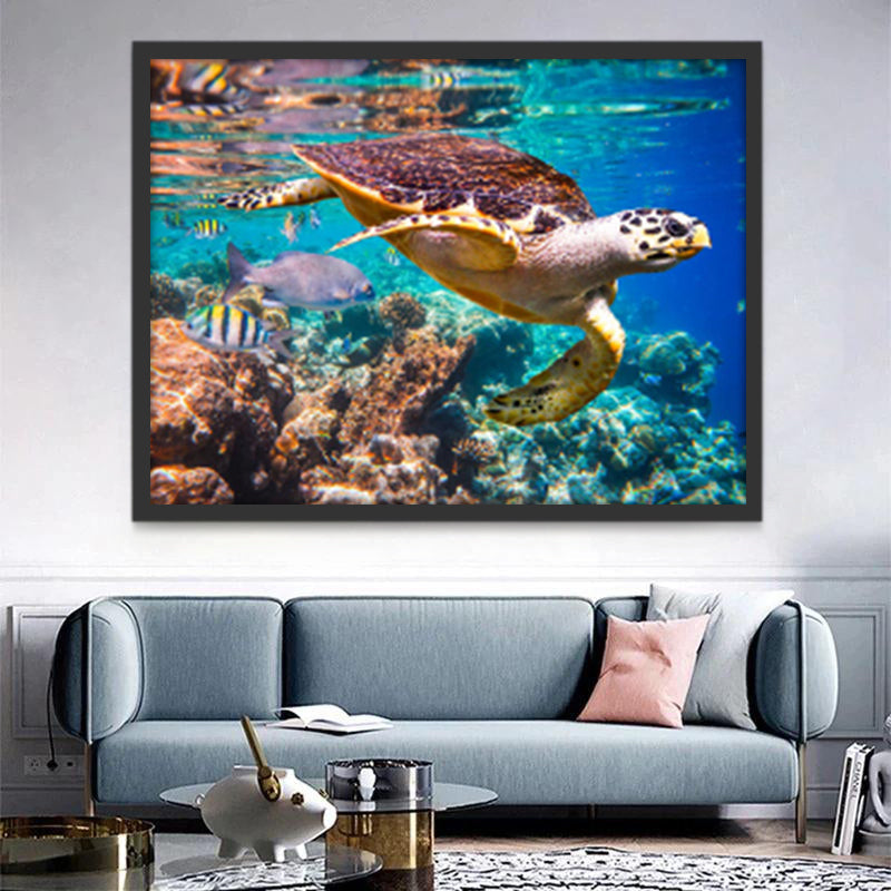 Zeeschildpad Schilderen op Nummers