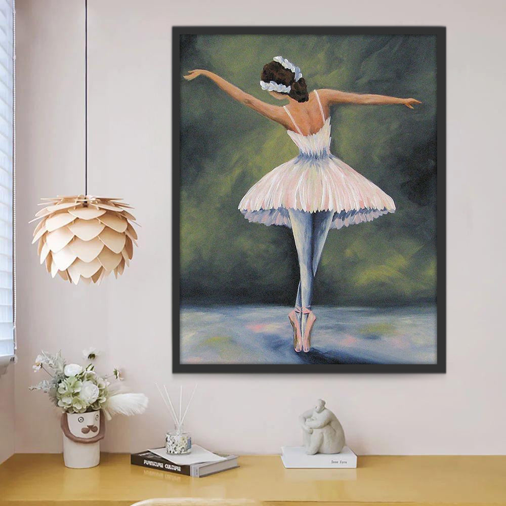 Zwanenballerina Schilderen op Nummers