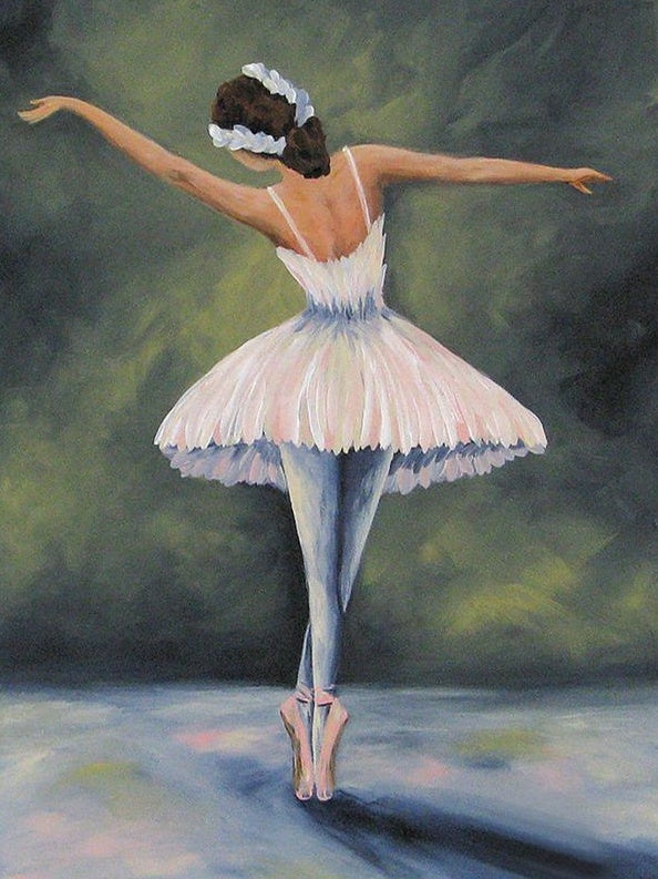 Zwanenballerina Schilderen op Nummers