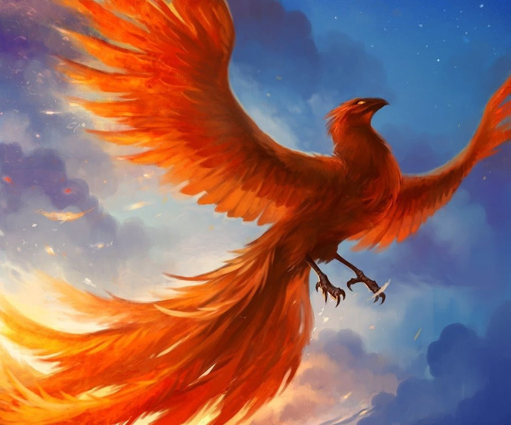 Zwevend Vuur Phoenix Schilderen op Nummers